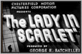 THE LADY IN SCARLET - 1935 - REGINALD DENNY - RARE DVD