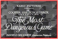 THE MOST DANGEROUS GAME - 1932 - JOEL MCCREA