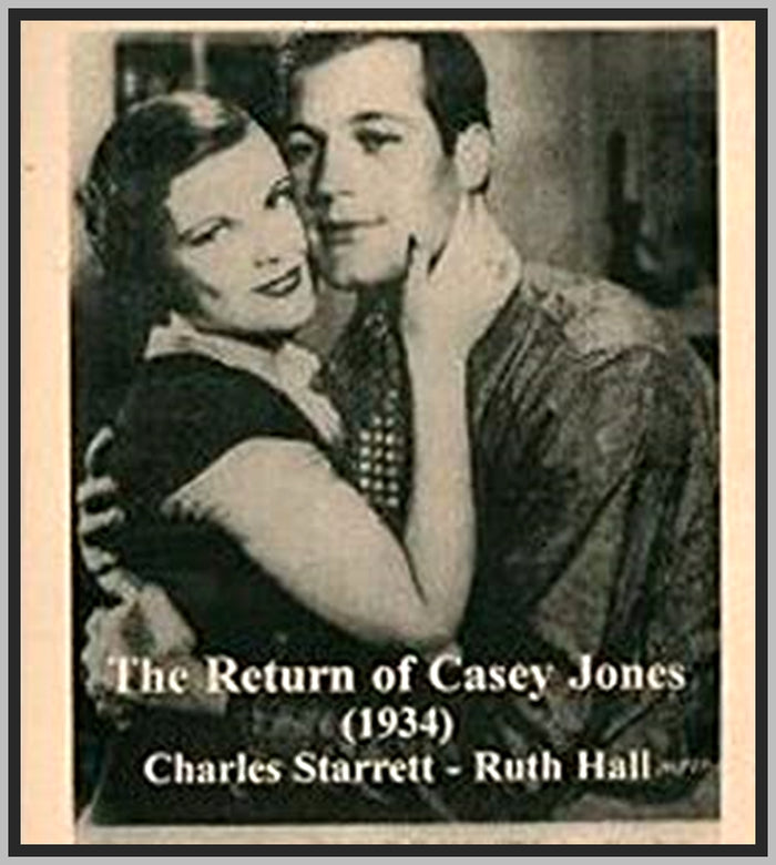 THE RETURN OF CASEY JONES - 1934 - RUTH HALL - RARE DVD