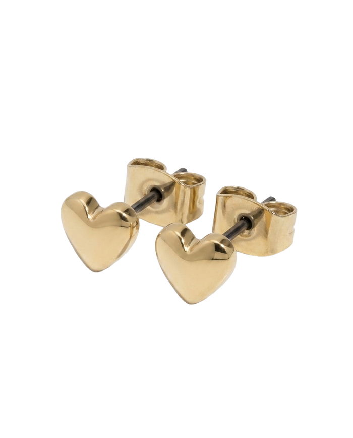 Tiny Heart Studs