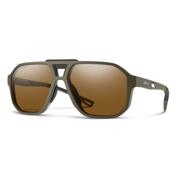 Sunglasses / Matte Olive Oil | ChromaPop Polarized Brown