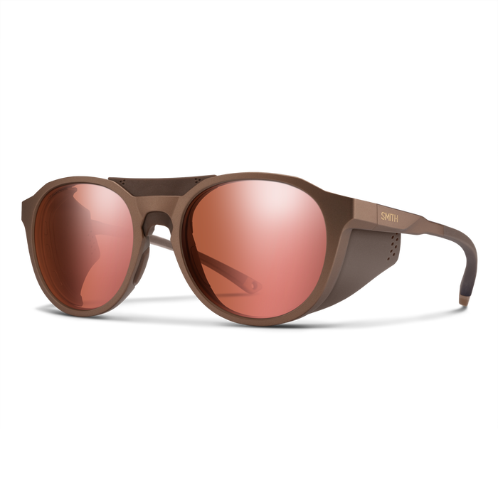 Sunglasses / Matte Gold Dust | ChromaPop Glacier Photochromic Rose Gold Mirror