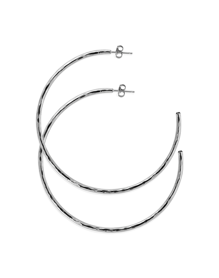 Gold hoop earrings