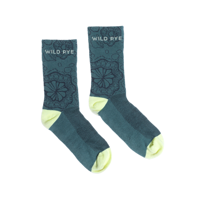 Wild Rye Bike Socks 6"