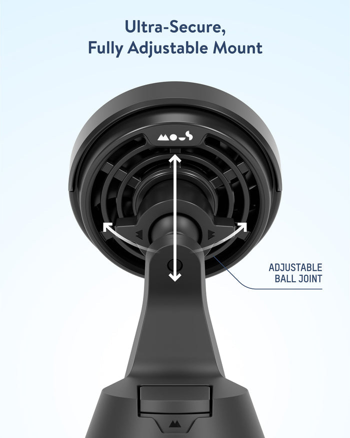 Wireless Charging Suction Mount