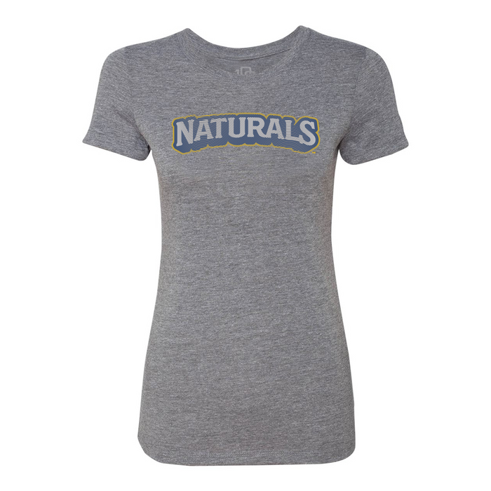Women's Wordmark Wave Gray Tee