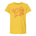 Youth Growlin Chickens Shadow Tee