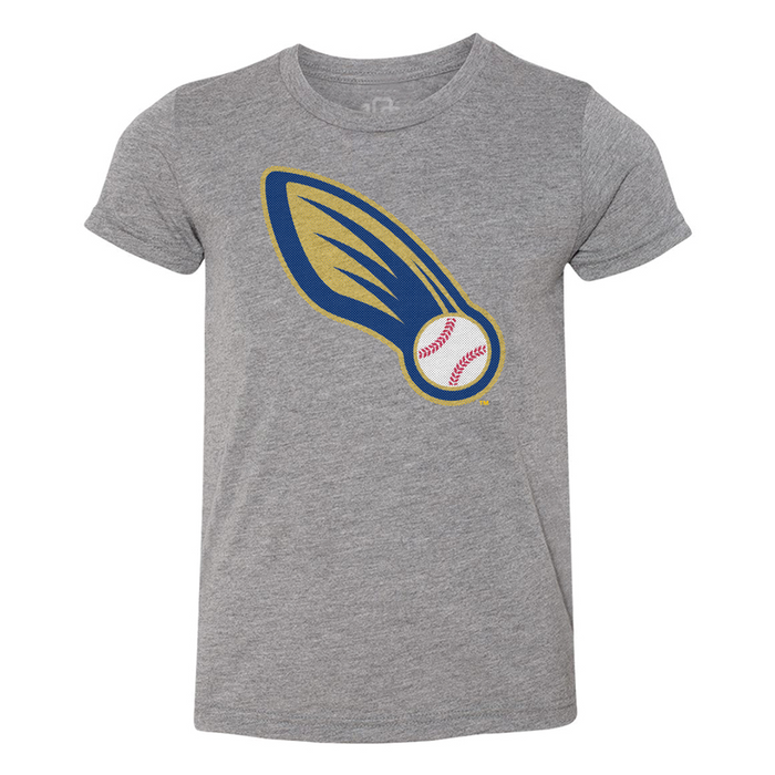 Youth Helicopter Seed Halftone Gray Tee