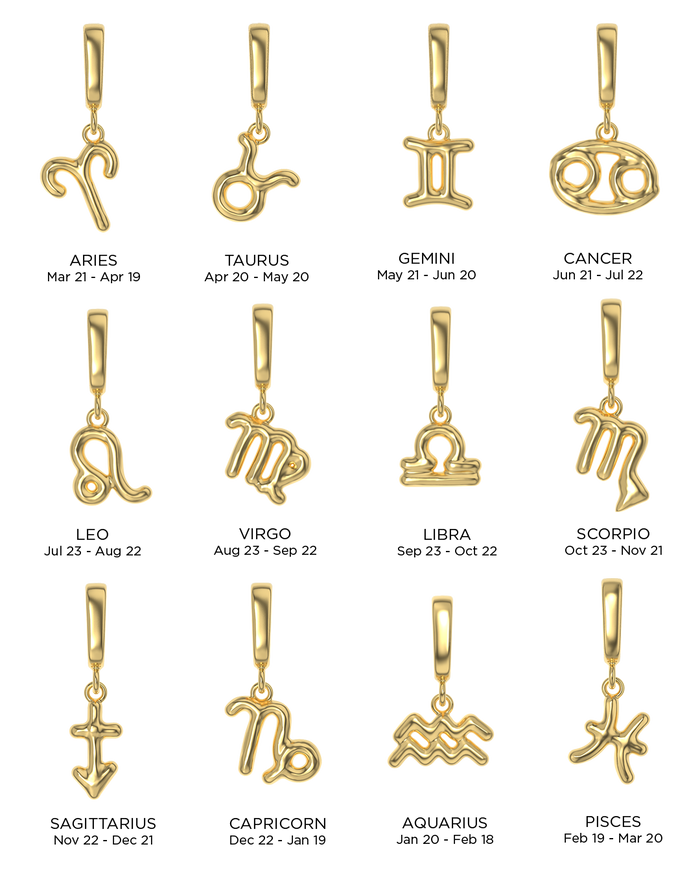 Zodiac Charms