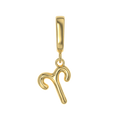 Gold zodiac charm for Aries